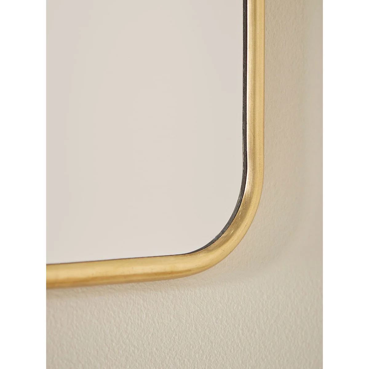 French Hanging Mirror - Antique Brass – image 3