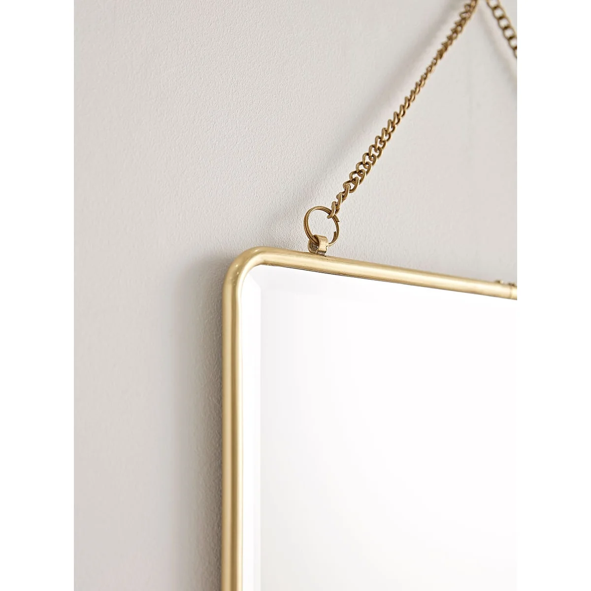 Antique Brass French Folding Mirror - Large – image 4