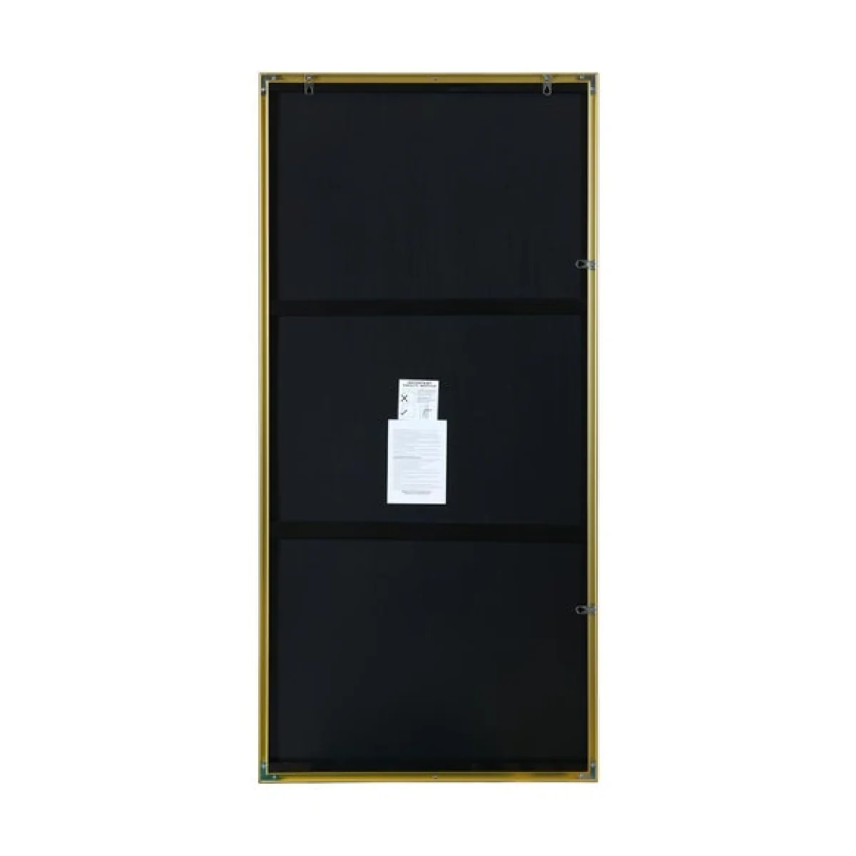 Artus Aluminium Edged Wall Leaner Mirror Gold – image 3