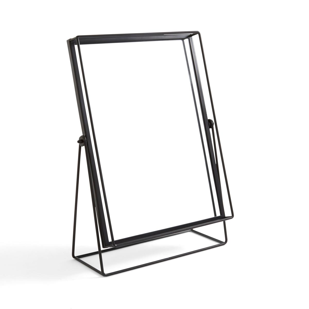 London Free Standing Dressing Table Mirror Black – image 2