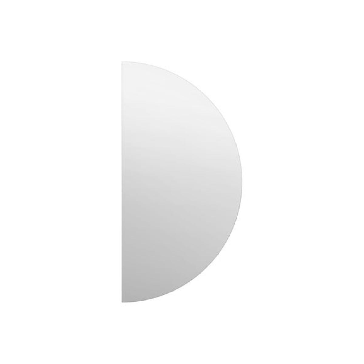 Lunae Frameless Half Circle Wall Mirror – image 2