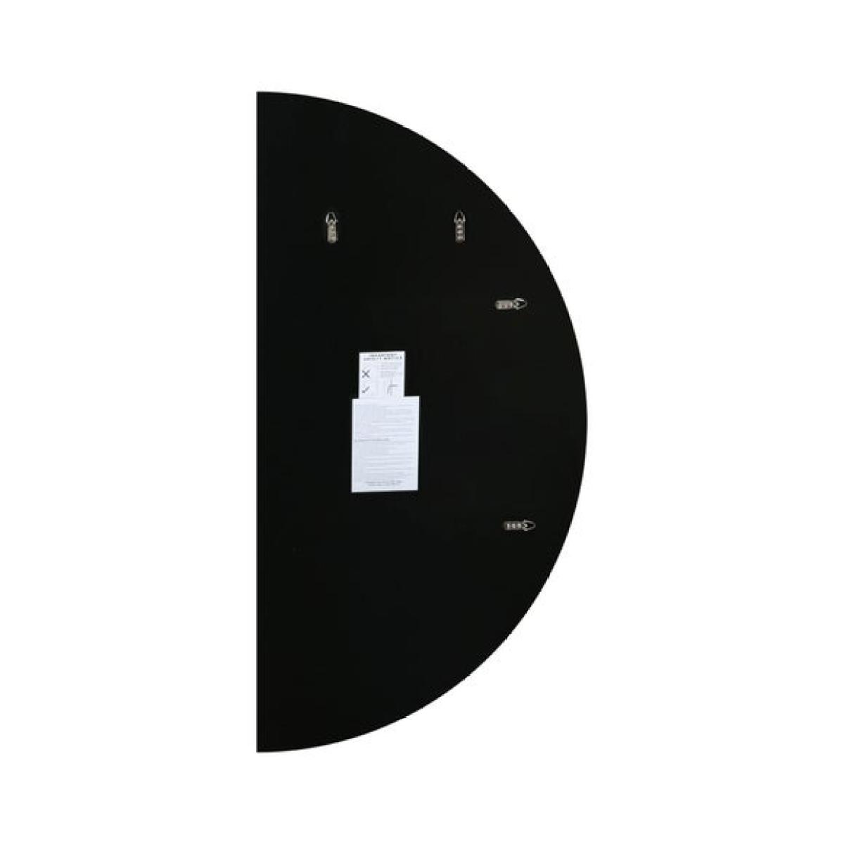 Lunae Frameless Half Circle Wall Mirror – image 3