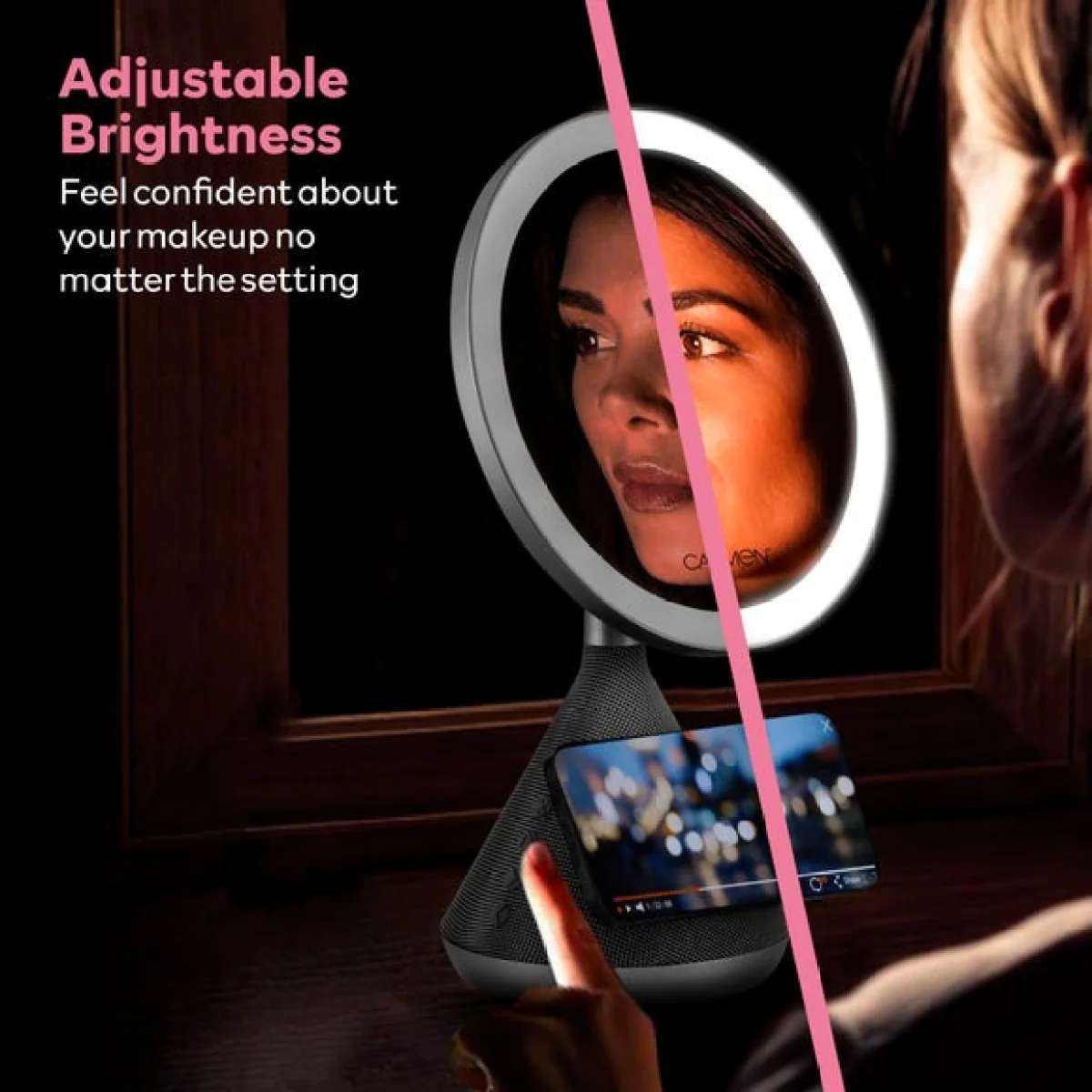 Carmen 3 in 1 Mirror Speaker Charger – image 5