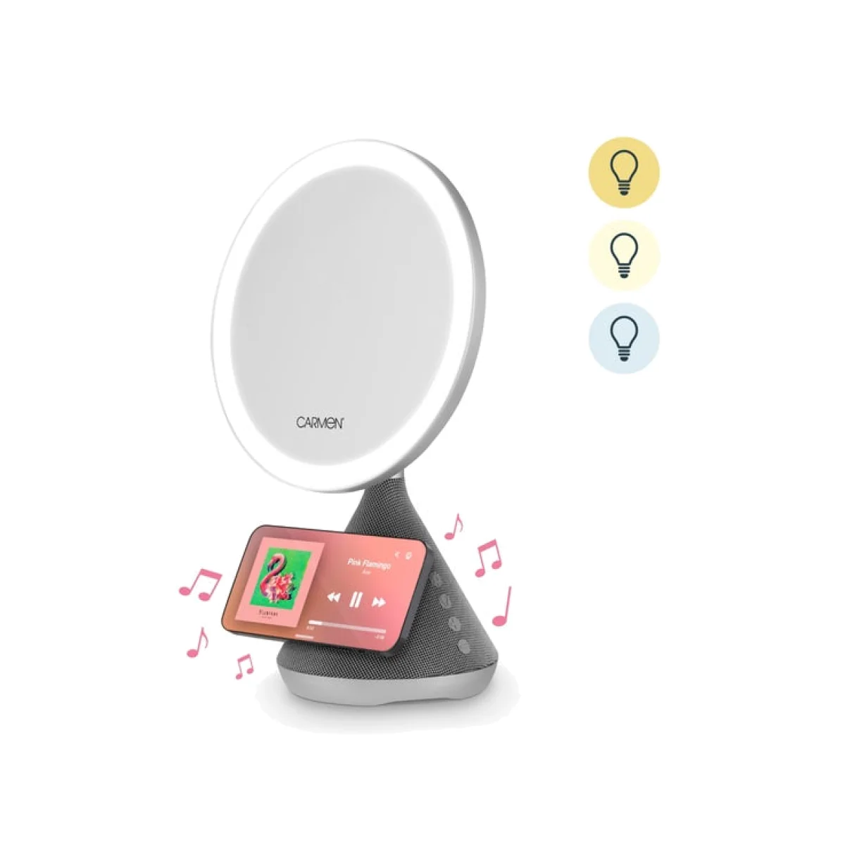 Carmen 3 in 1 Mirror Speaker Charger – image 1