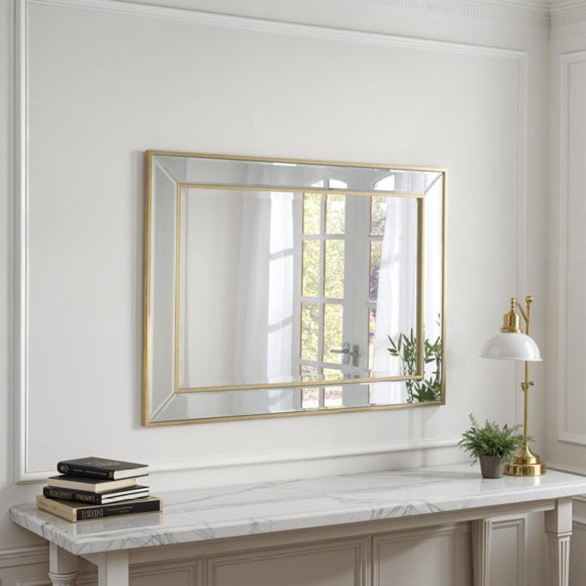 Yearn Angled Timeless Bevelled Wall Mirror – image 2