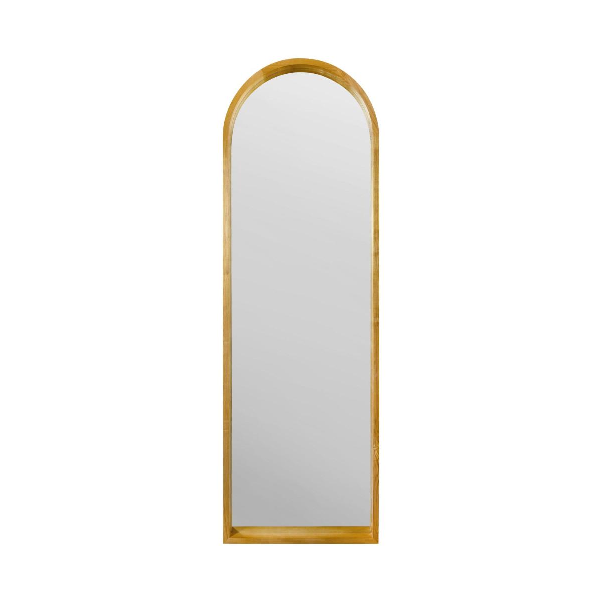 Naturalis Solid Oak Arched Wall Mirror Natural – image 2