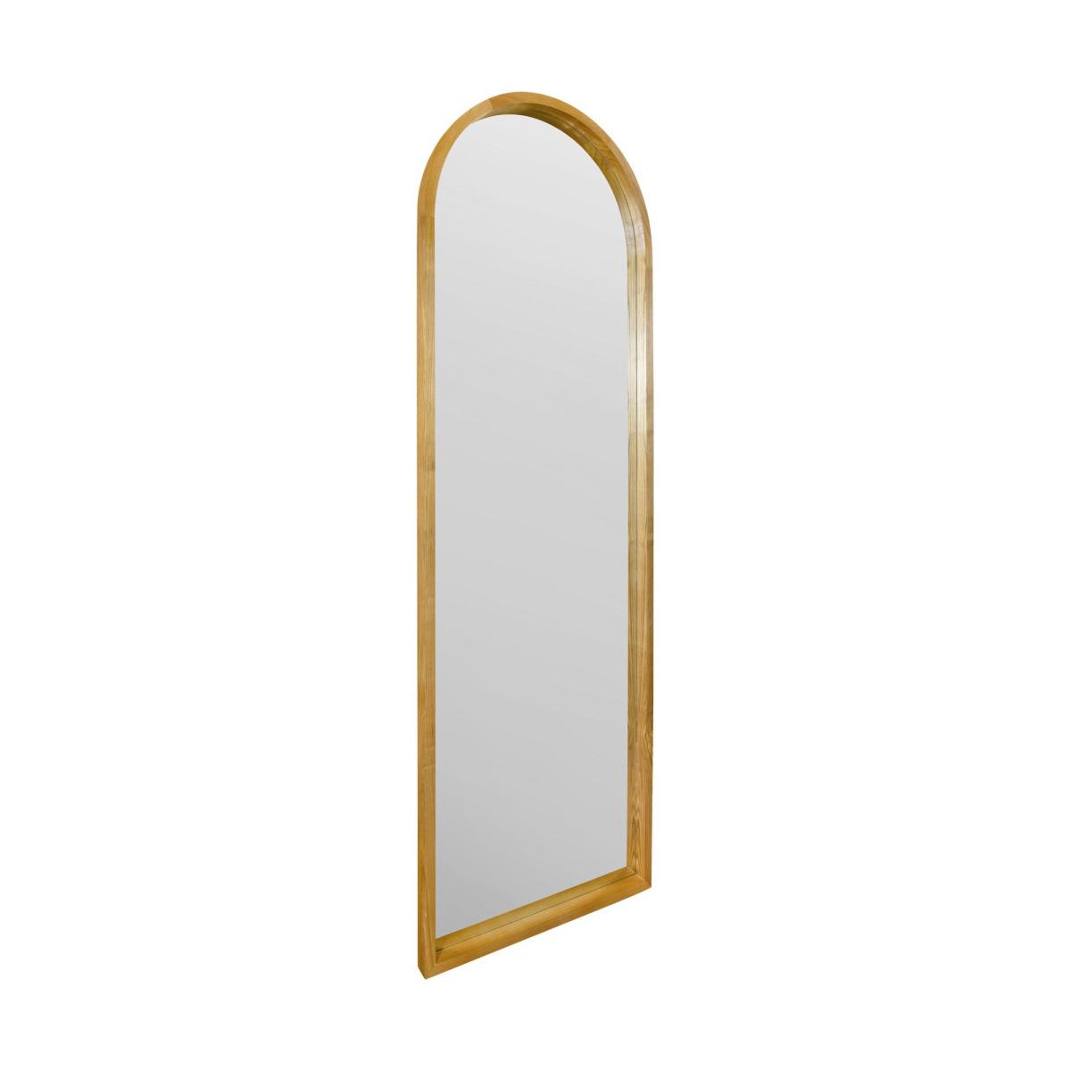 Naturalis Solid Oak Arched Wall Mirror Natural – image 3