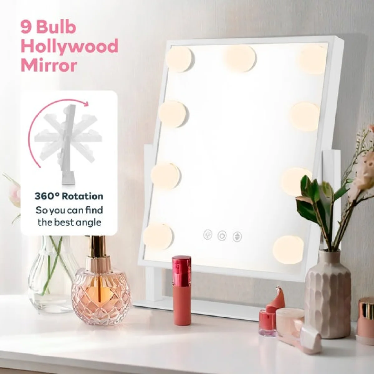 Camen Hollywood 9 Bulb Mirror – image 4