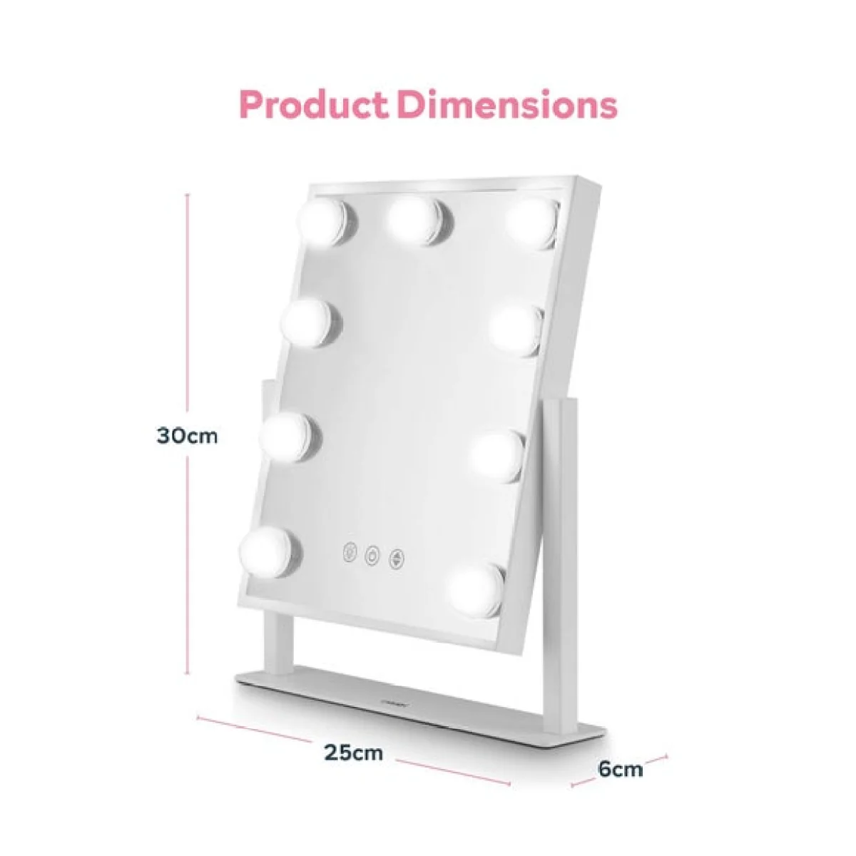 Camen Hollywood 9 Bulb Mirror – image 7