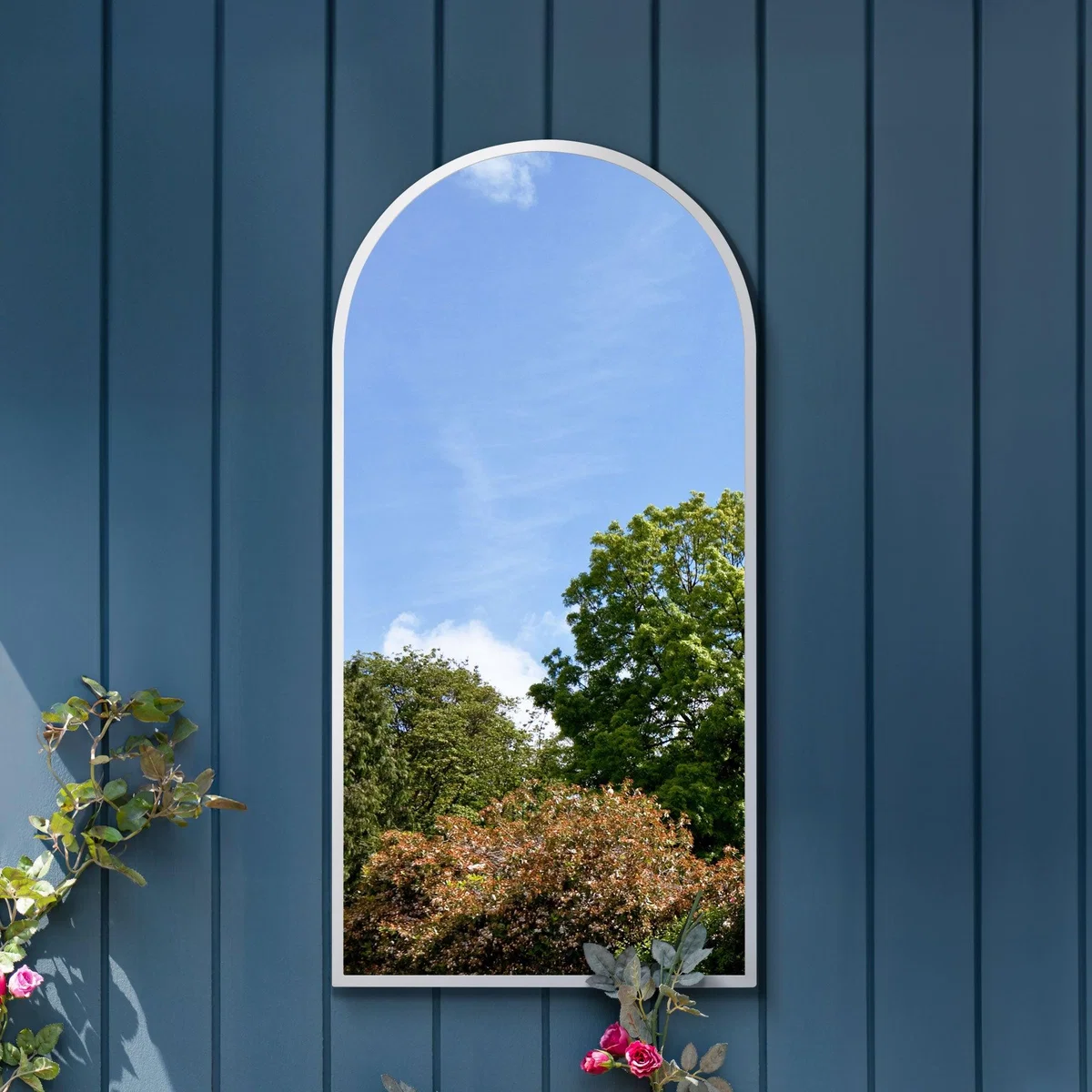 Arcus Arched Indoor Outdoor Full Length Wall Mirror – image 1