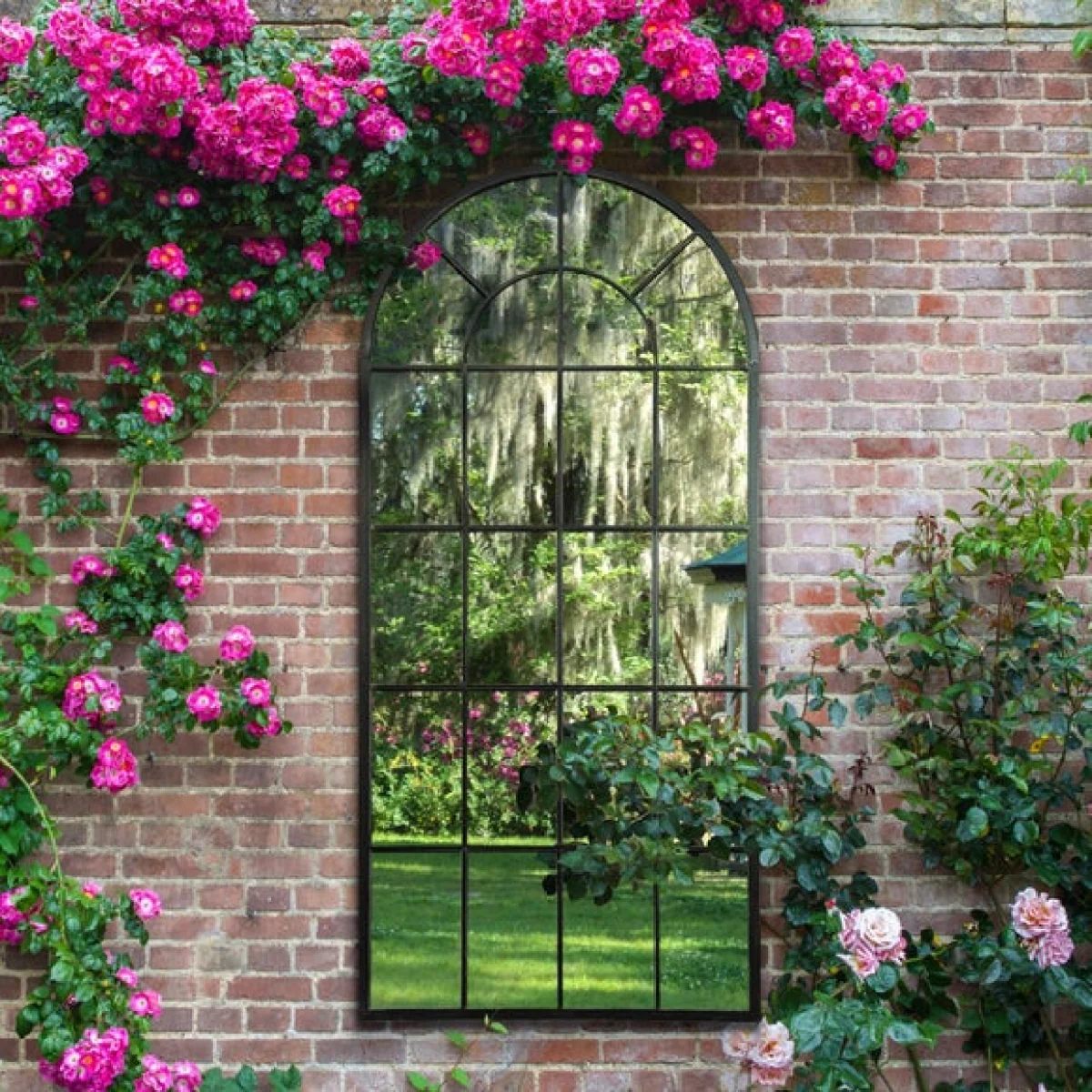 Lotus Garden Mirror 160x75cm Black – image 1