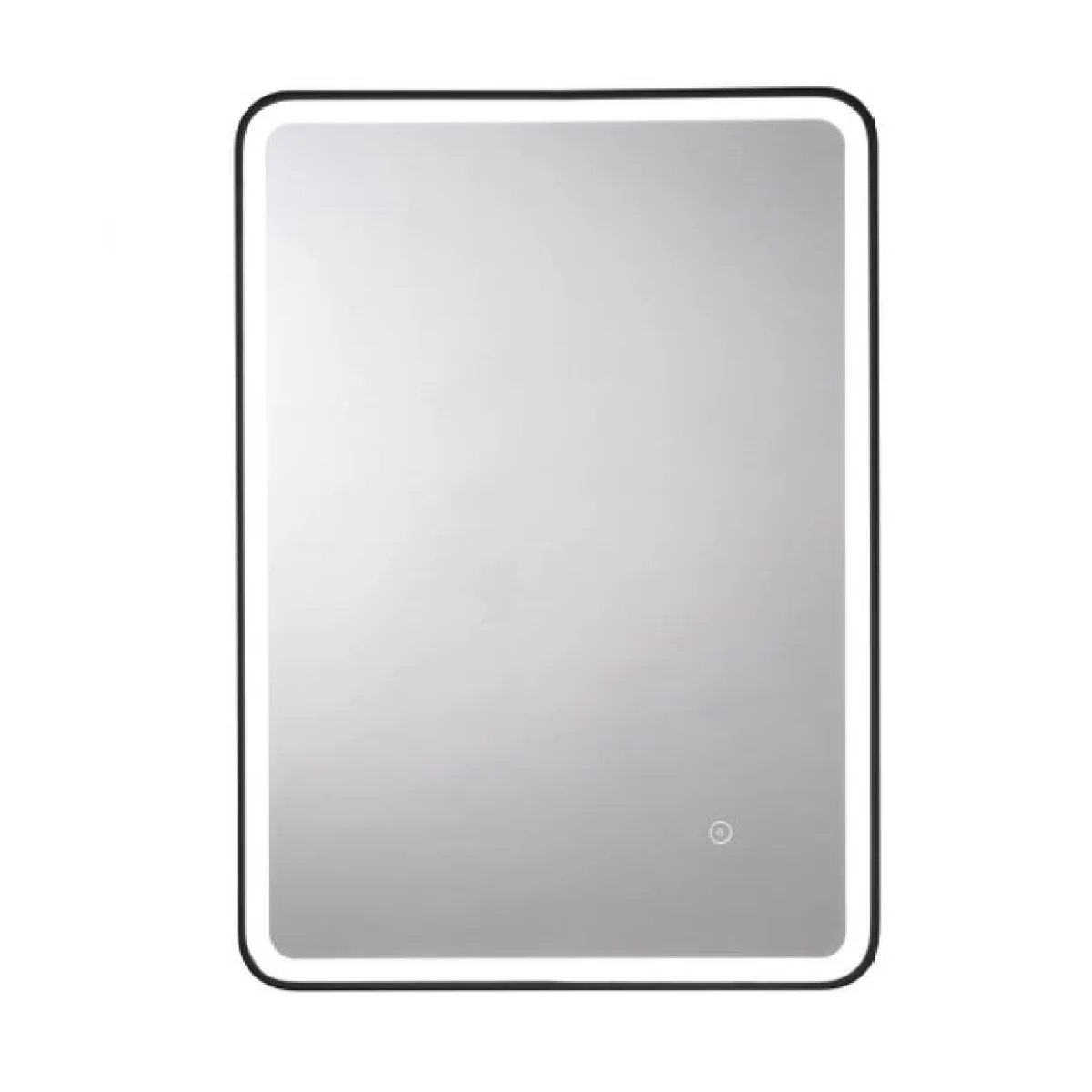 Henderson Framed Rectangle LED Mirror, Black 50x70cm Black – image 3