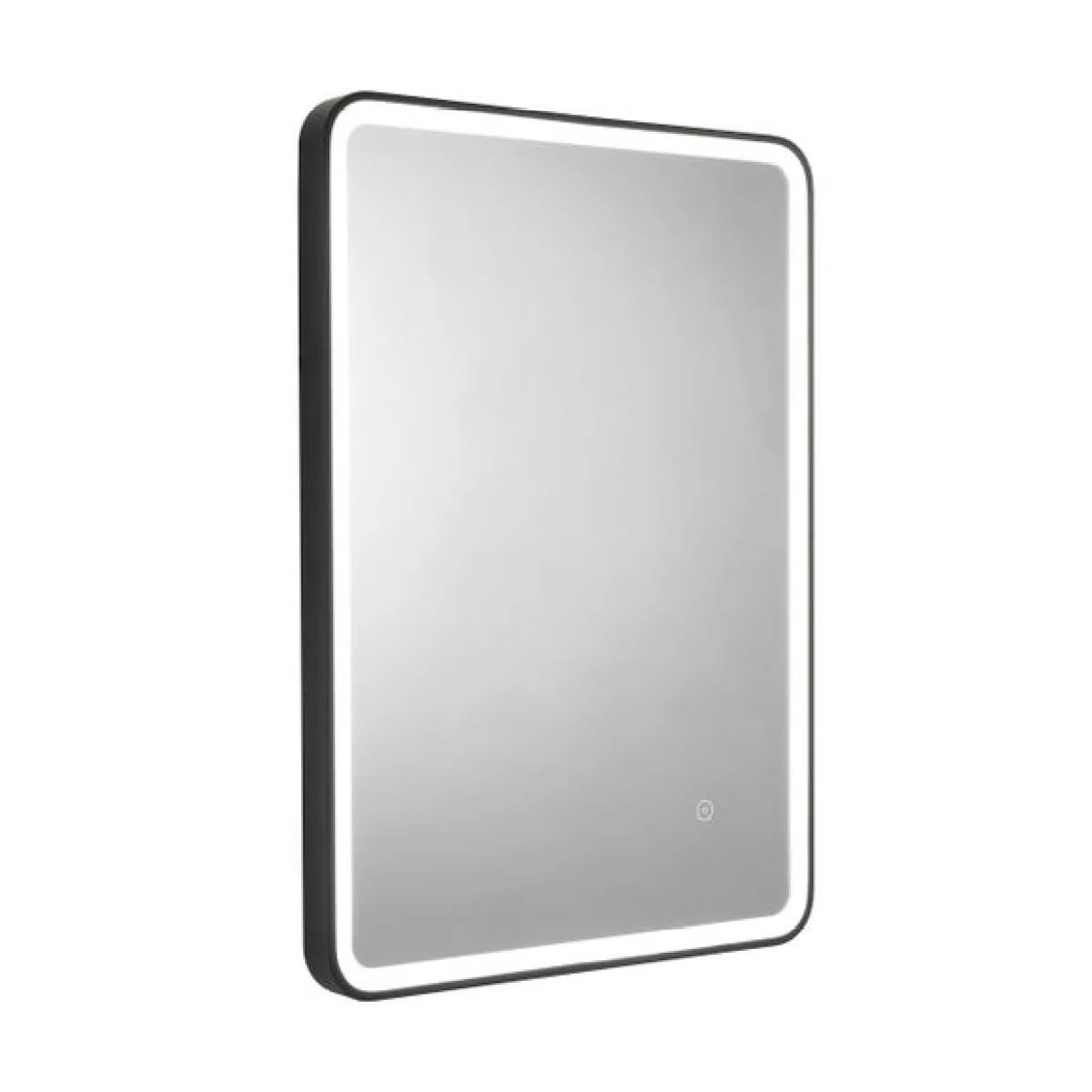 Henderson Framed Rectangle LED Mirror, Black 50x70cm Black – image 4