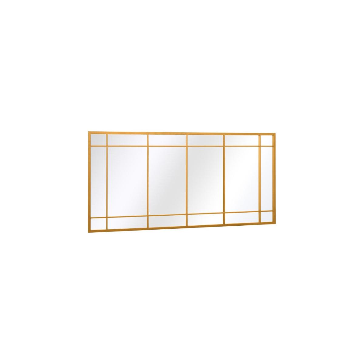 Wabula Window Rectangle Full Length Wall Mirror Gold – image 4