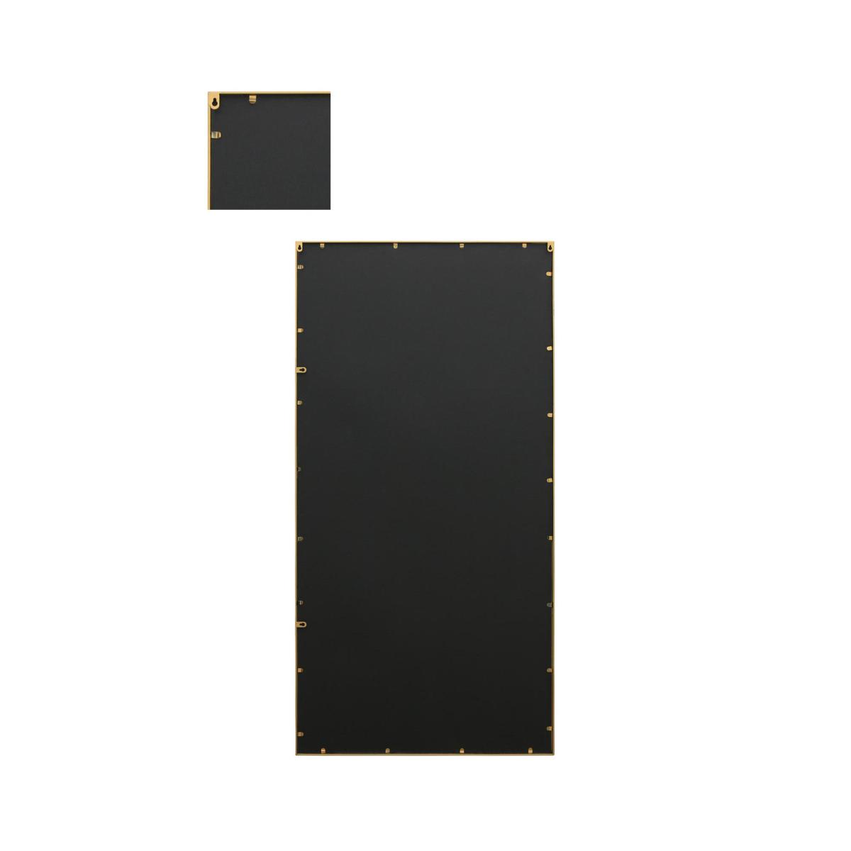 Wabula Window Rectangle Full Length Wall Mirror Gold – image 5