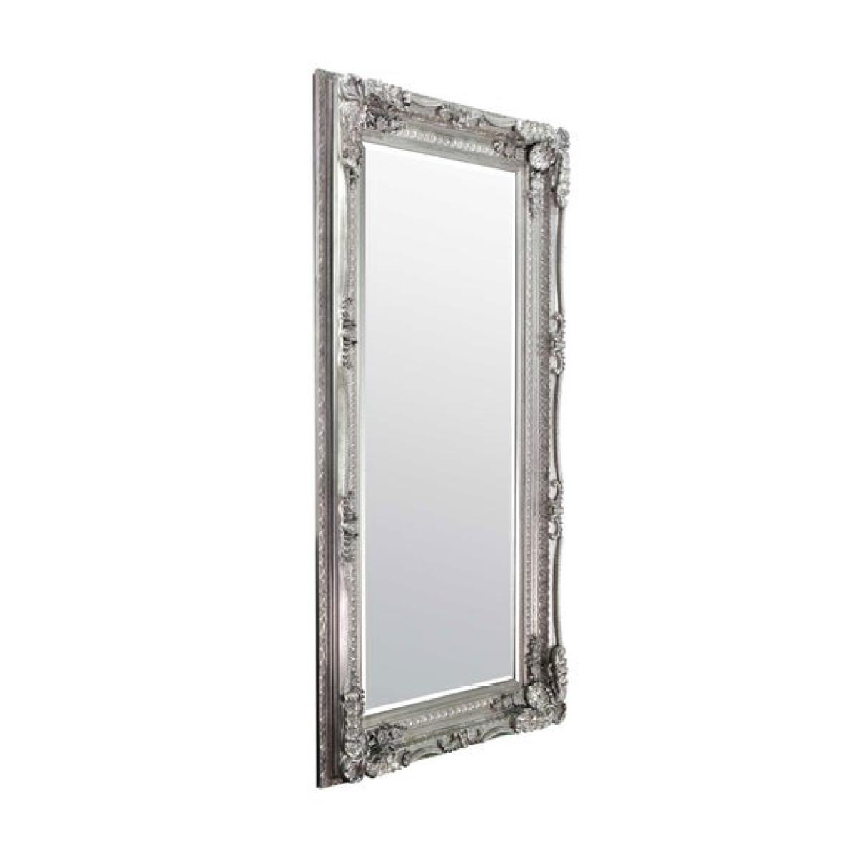 Carved Louis Rectangle Full Length Wall Mirror – image 3