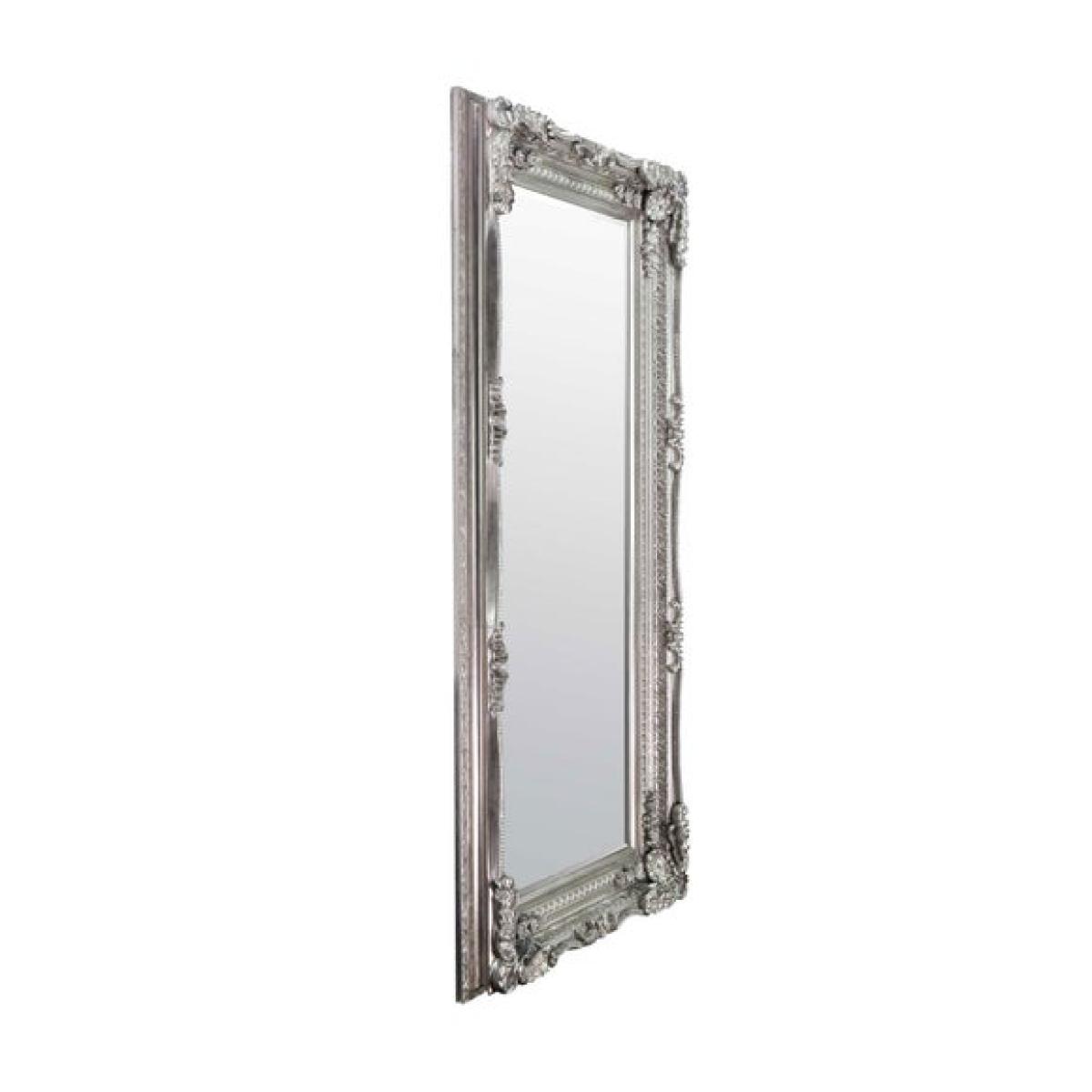 Carved Louis Rectangle Full Length Wall Mirror – image 4