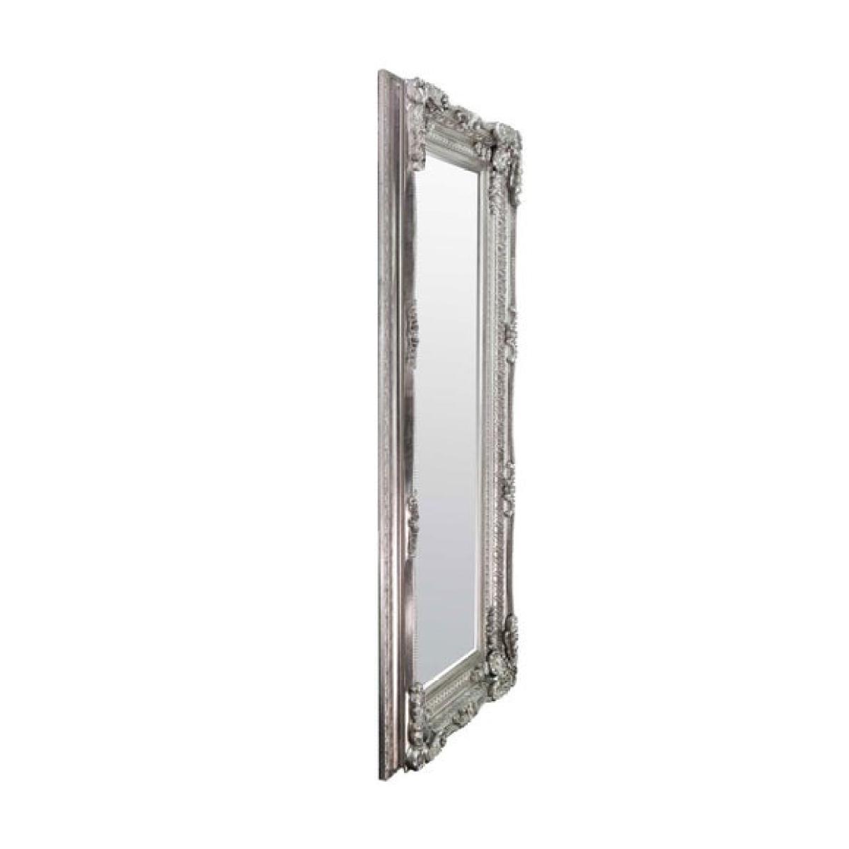 Carved Louis Rectangle Full Length Wall Mirror – image 5