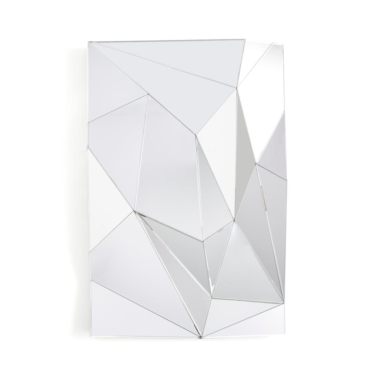 Chelsea Rectangle 3D Geometric Wall Mirror – image 3