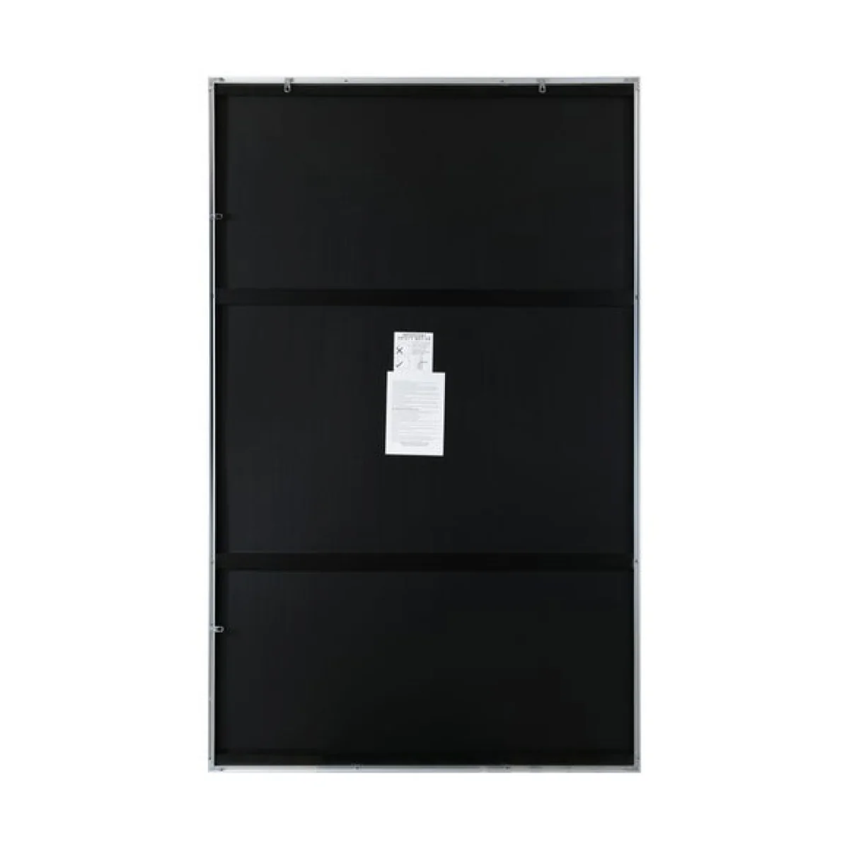 Artus Aluminium Edged Wide Wall Leaner Mirror Silver – image 3