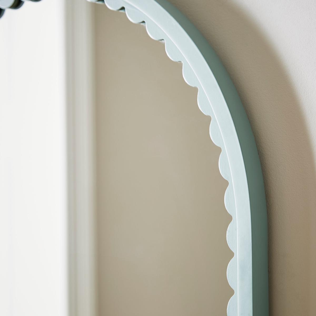 Remi Arched Scalloped Full Length Leaner Mirror – image 2