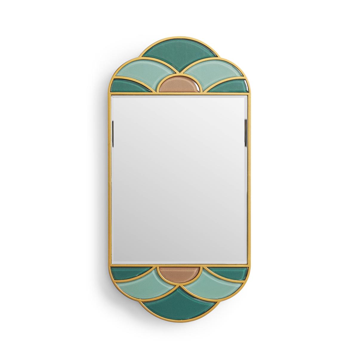 New Nouveau Oval Wall Mirror – image 3