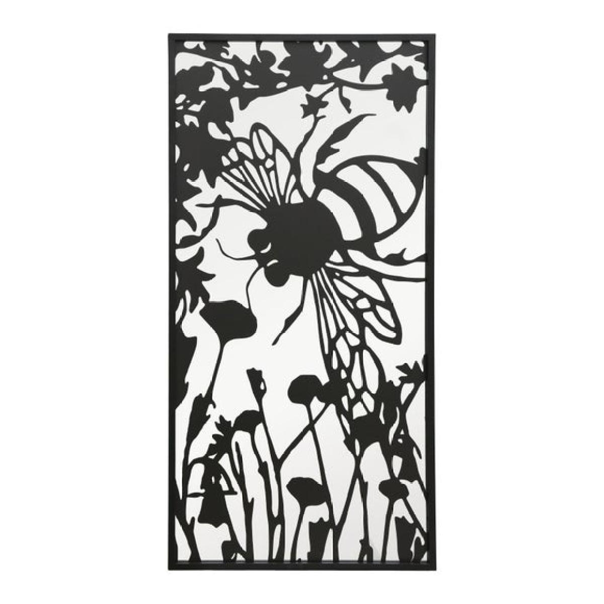 Kirkby Bumble Bee Silhouette Rectangle Indoor Outdoor Wall Mirror – image 3