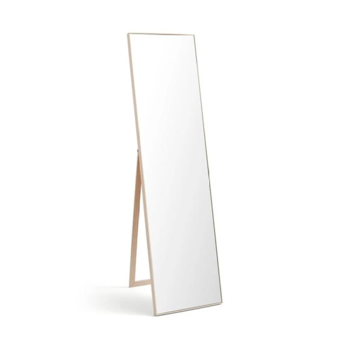 Free Standing Mirror, Wood Effect 40x150cm Wood (Brown) – image 3