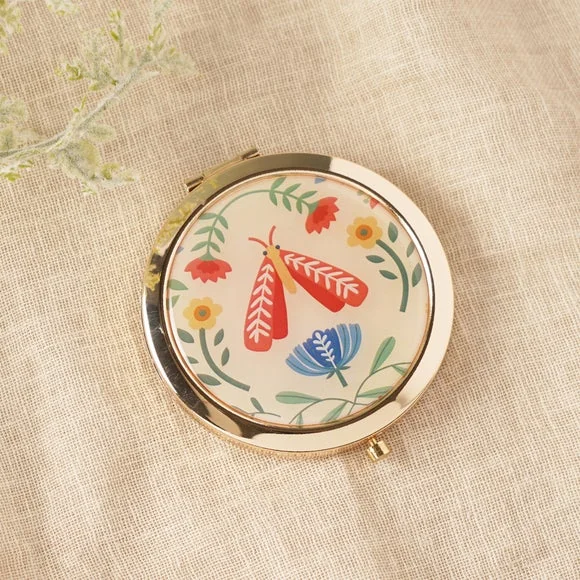 Sophia Lane Floral Compact Mirror – image 1