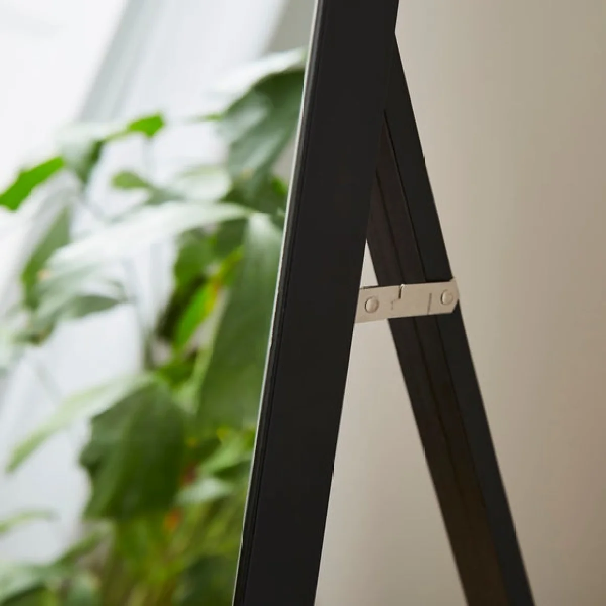 Freestanding Mirror, Black 150x40cm Black – image 2