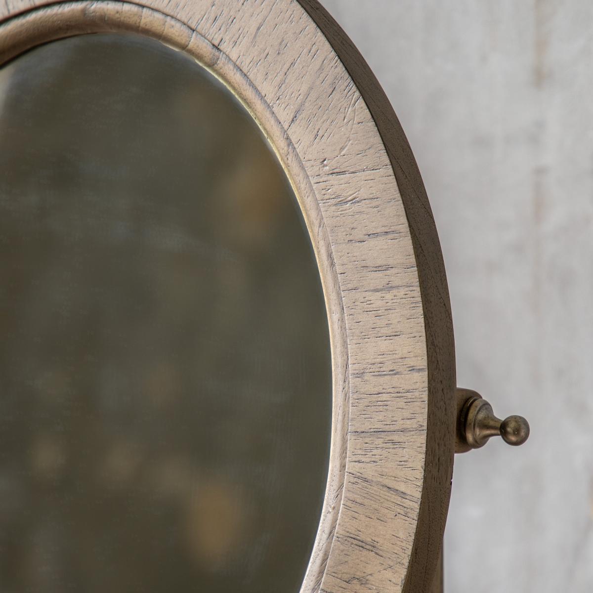 Modesto Dressing Table Mirror Natural – image 3