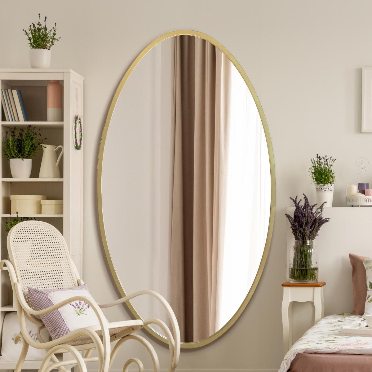 Ovale Oval Wall Mirror Gold – image 2