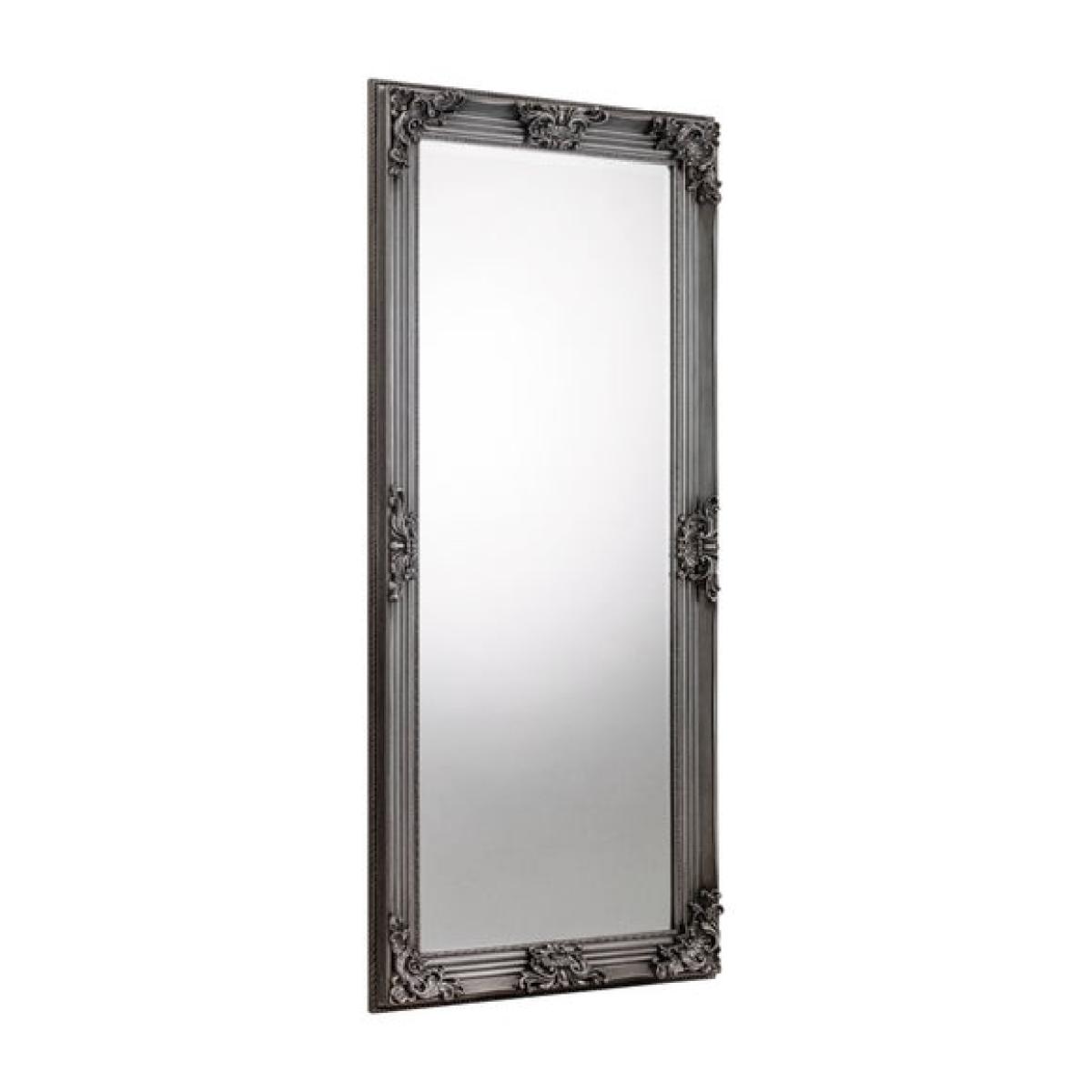 Rococo Pewter Full Length Leaner Mirror – image 2
