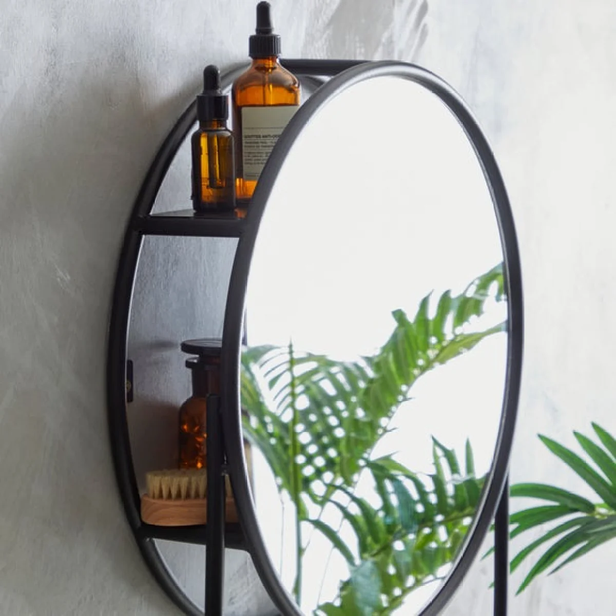 Elements Matte Black Storage Mirror Black – image 2