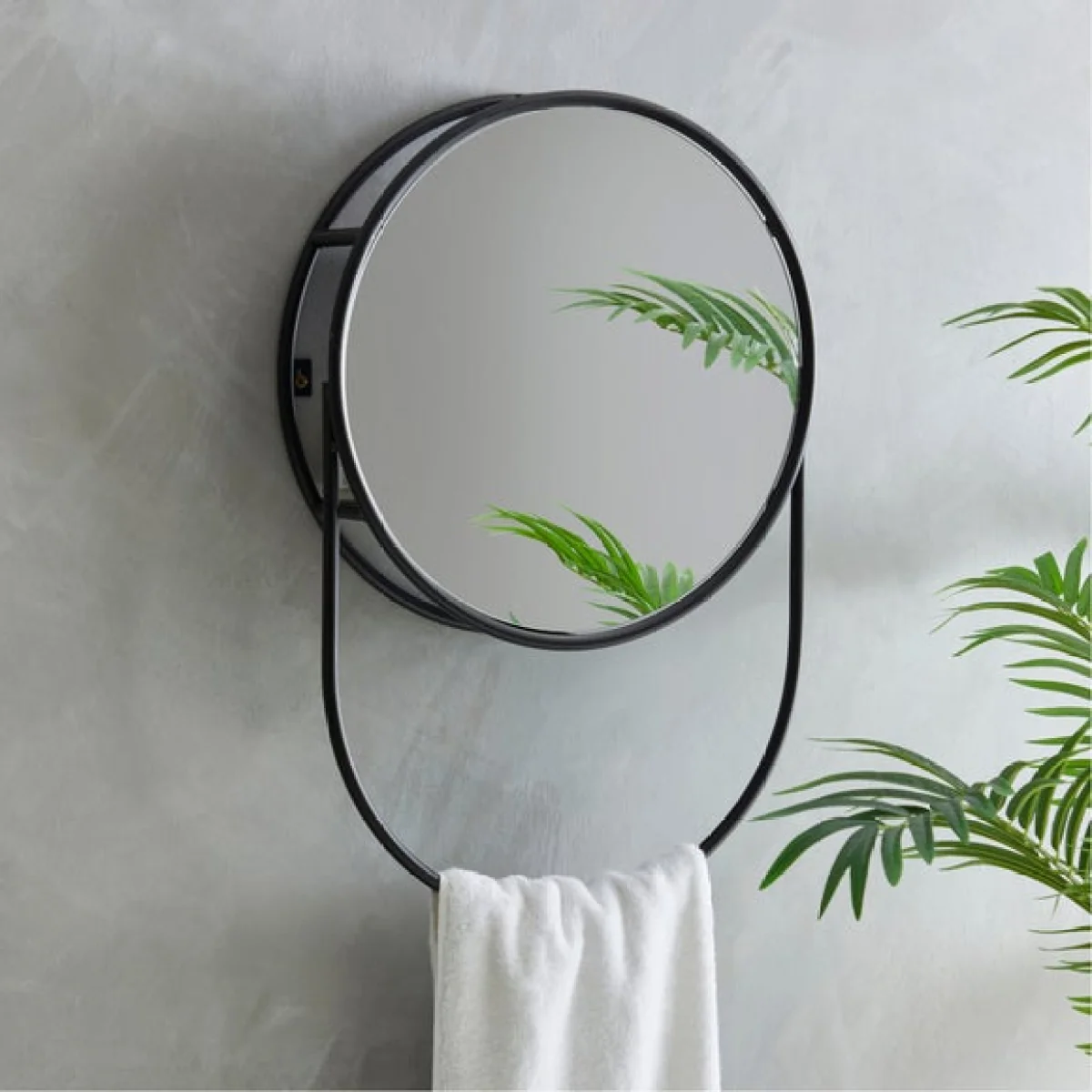 Elements Matte Black Storage Mirror Black – image 1
