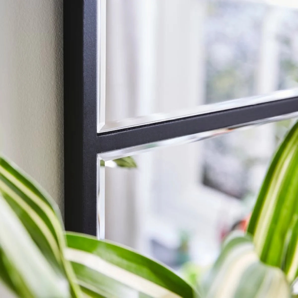 Apartment Window Mirror, Grey 85x70cm Grey – image 3
