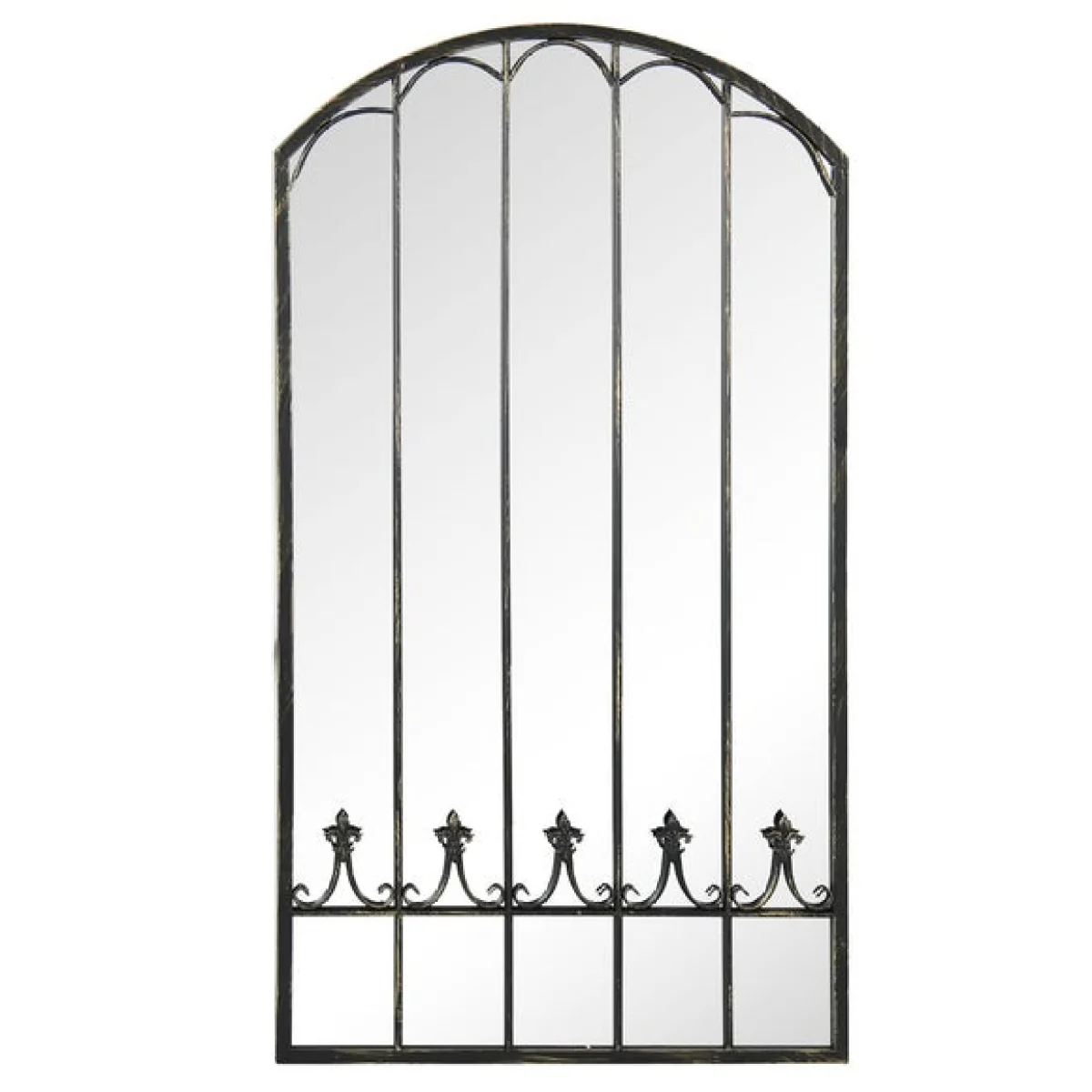 Summer View Garden Mirror 160 x 85cm Black – image 4