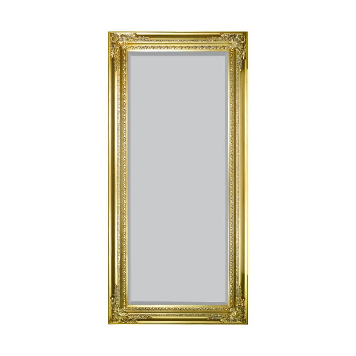 Caspian Vintage Elegant Rectangle Full Length Wall Mirror Gold – image 2