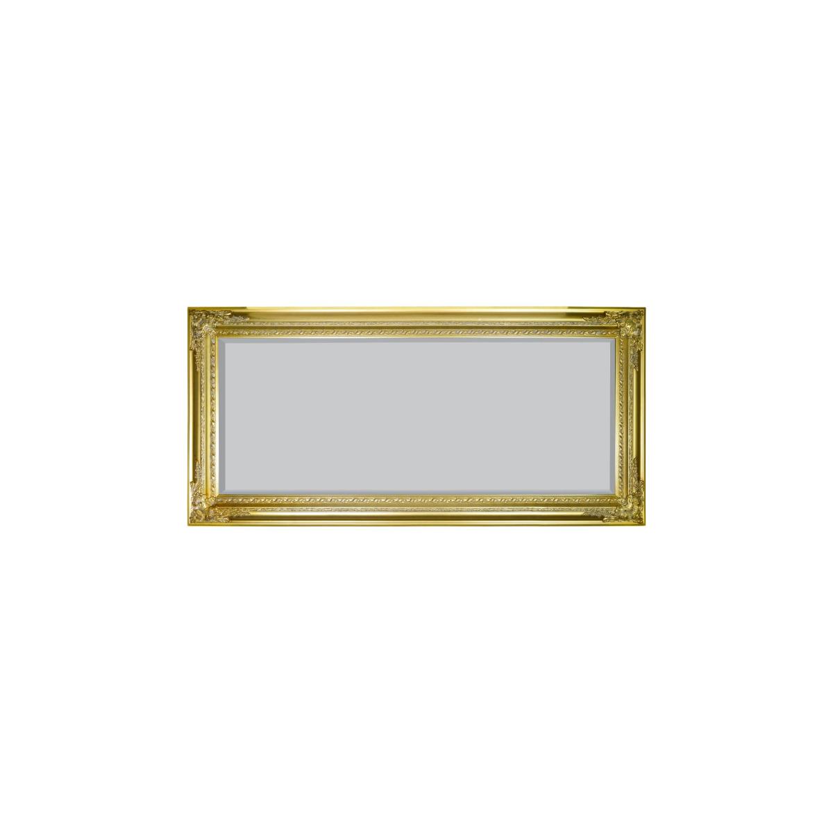 Caspian Vintage Elegant Rectangle Full Length Wall Mirror Gold – image 4