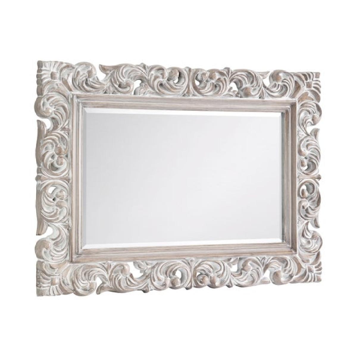 Baroque Distressed Rectangle Wall Mirror – image 2