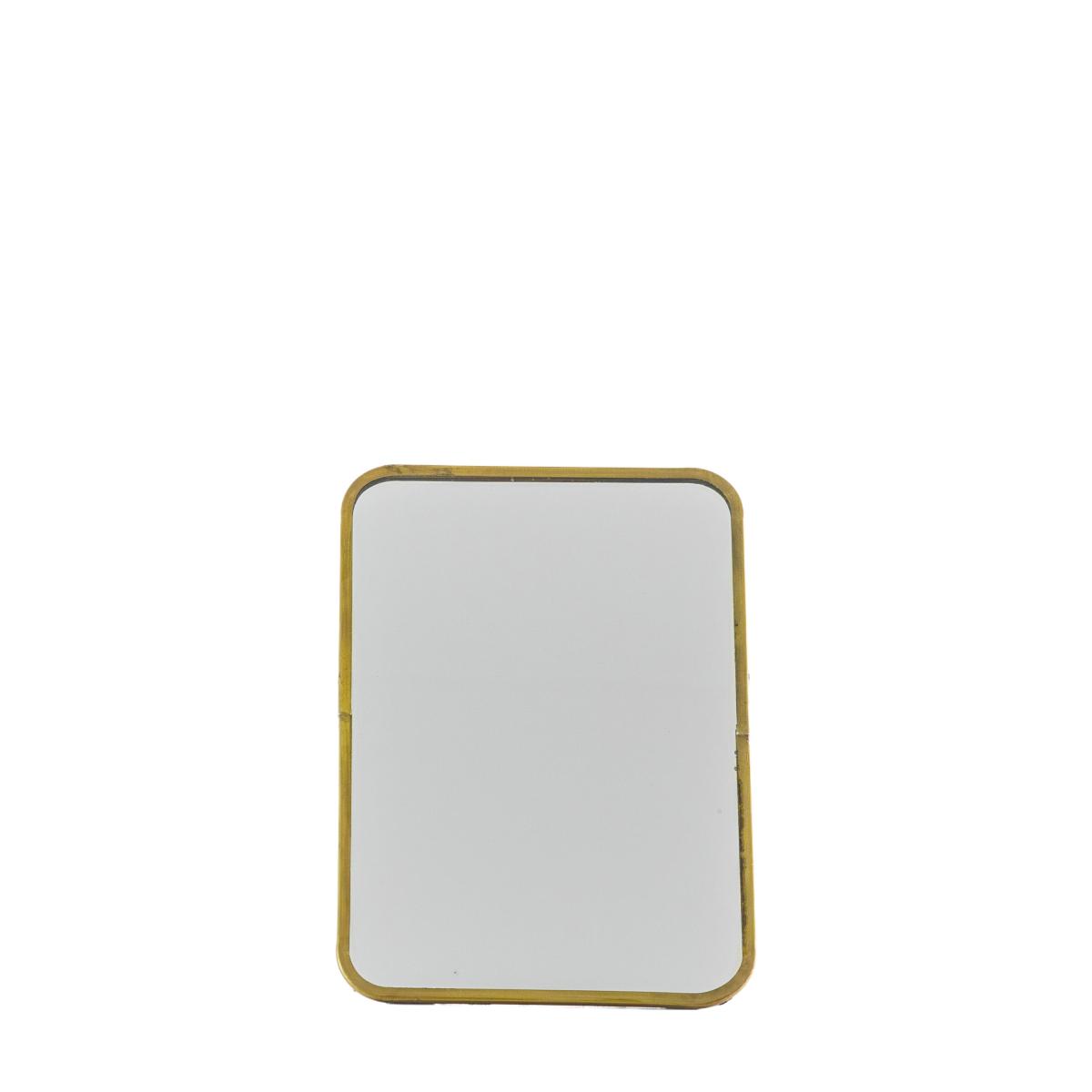 Mitchell Rectangle Free Standing Dressing Table Mirror Brass – image 3