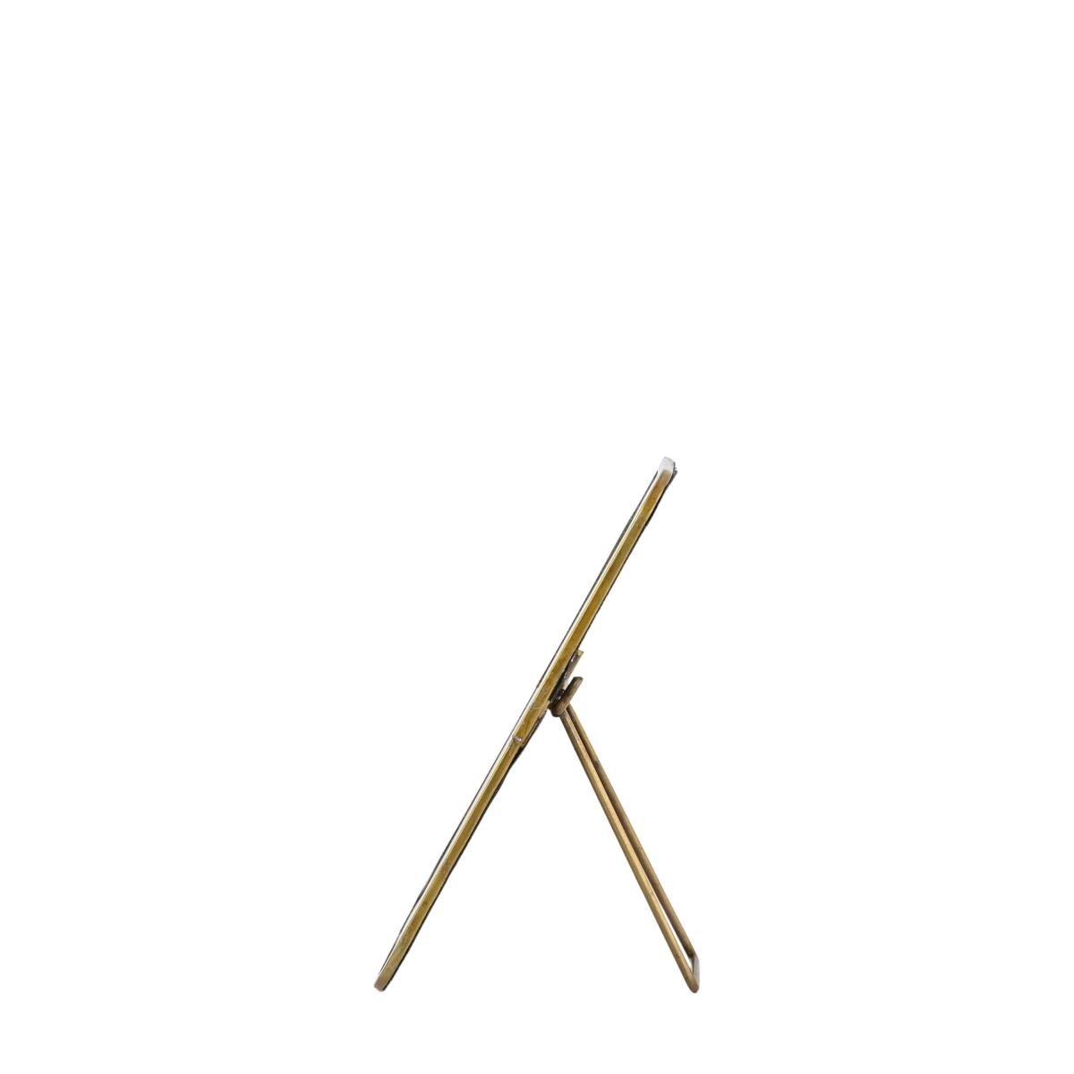 Mitchell Rectangle Free Standing Dressing Table Mirror Brass – image 5