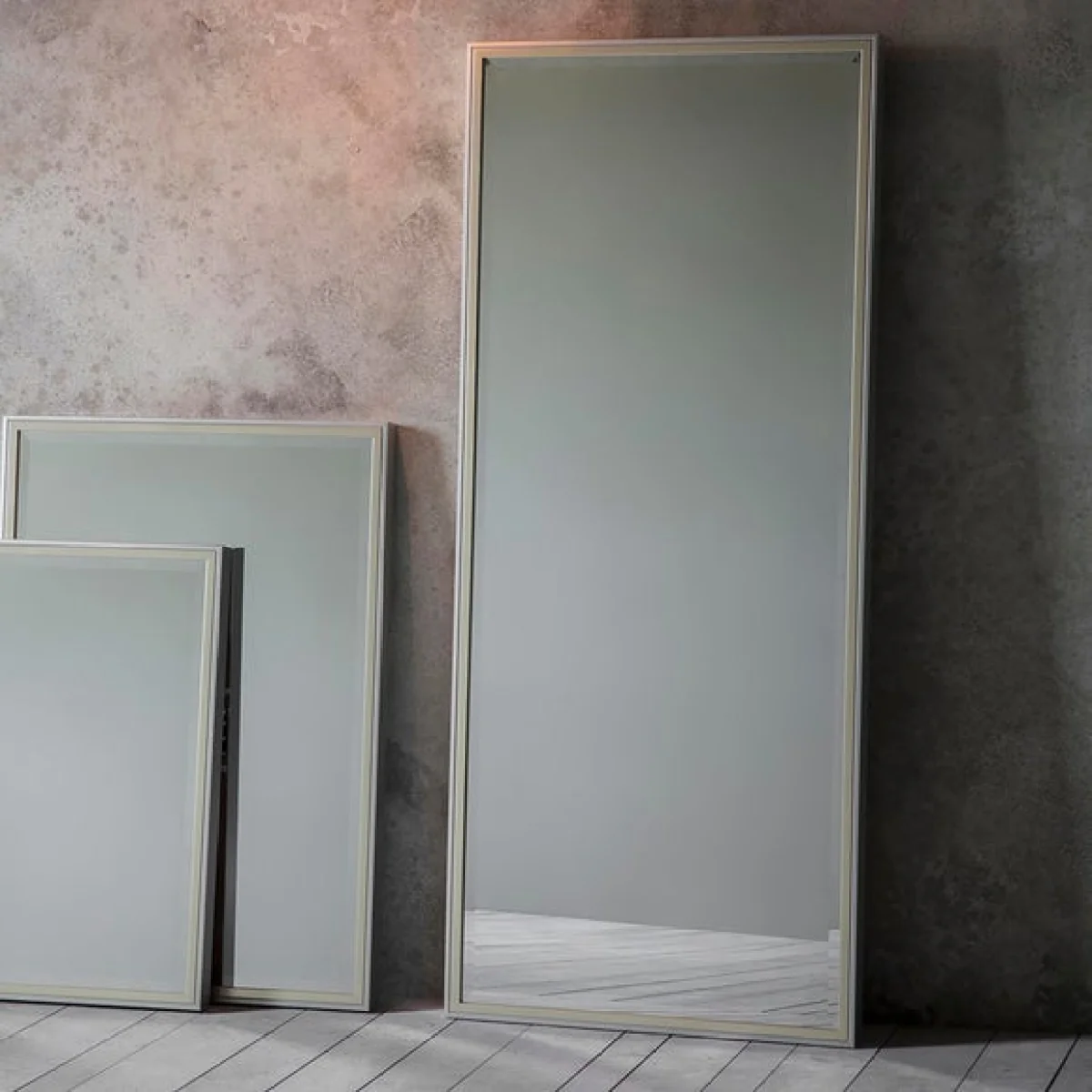 Atlee Leaner Mirror 60 x 150cm Silver – image 1