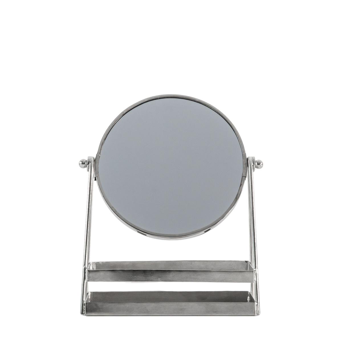 Jonah Dressing Table Mirror with Tray Silver – image 3