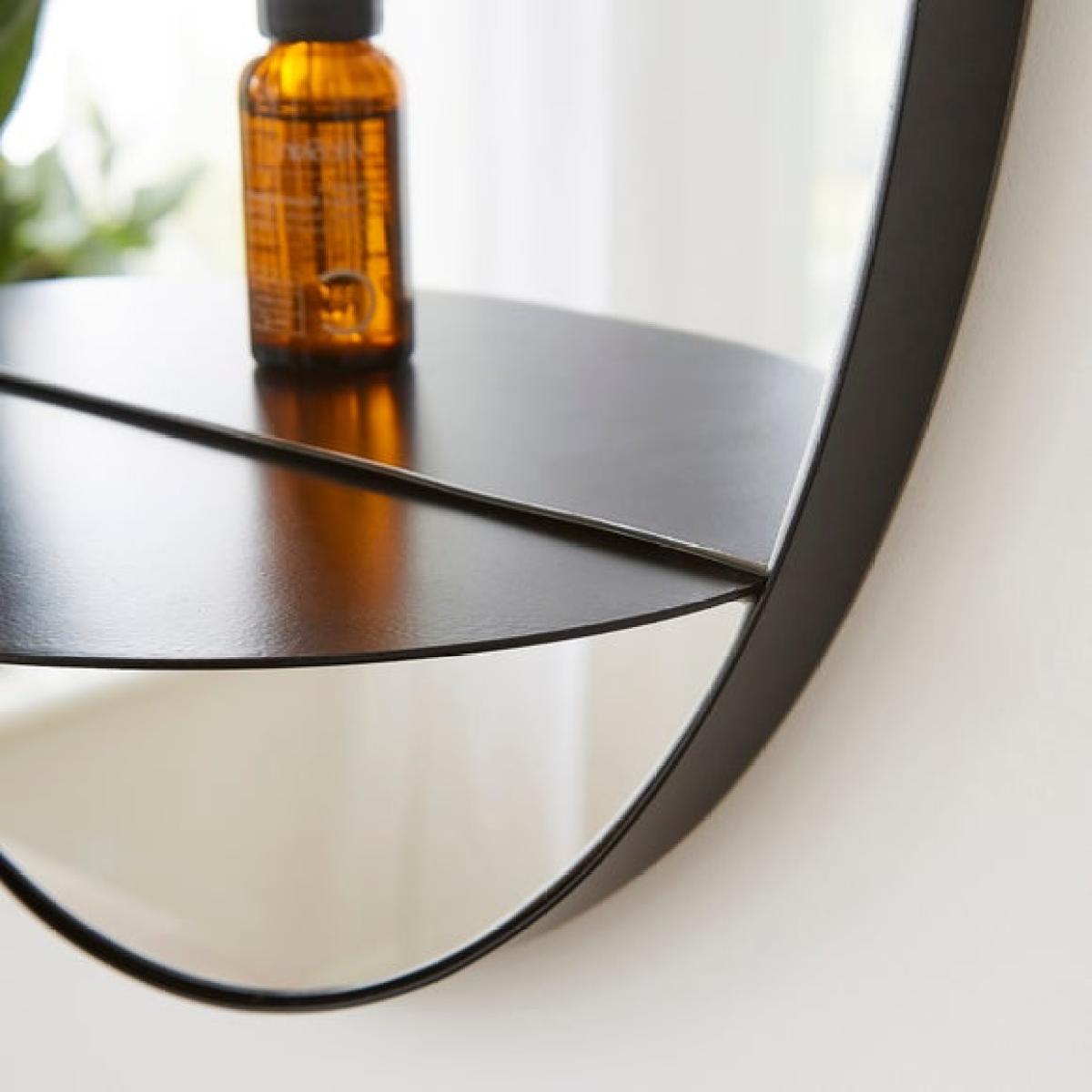 Pebble Mirror with Shelf – image 2
