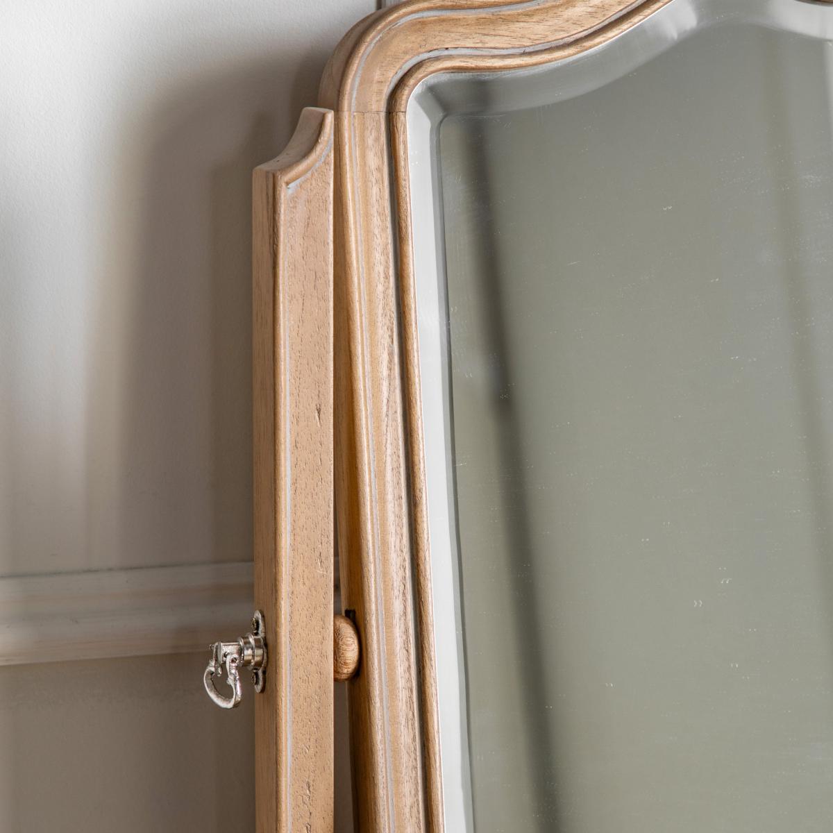 Stoke Weathered Dressing Table Mirror Natural – image 2