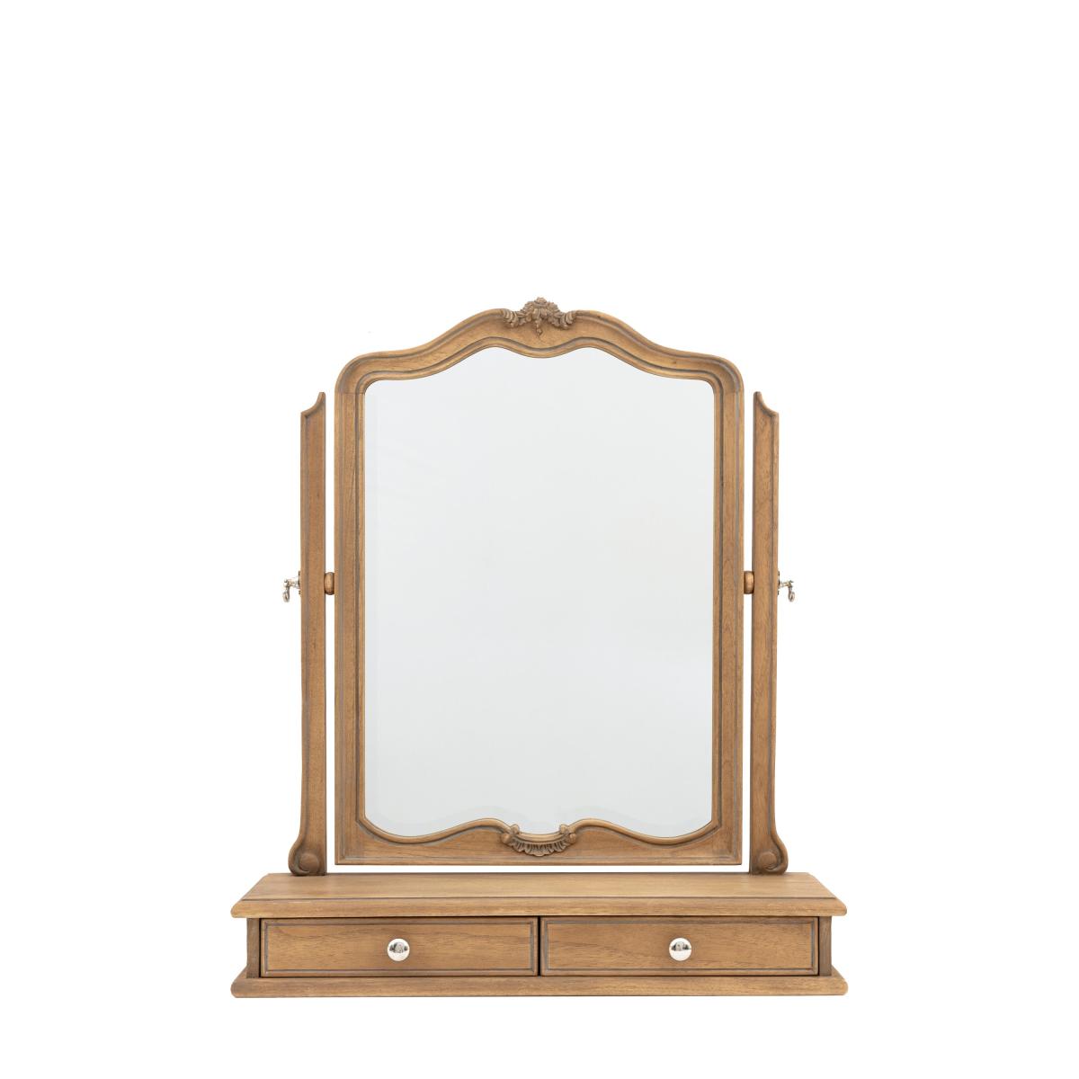 Stoke Weathered Dressing Table Mirror Natural – image 3