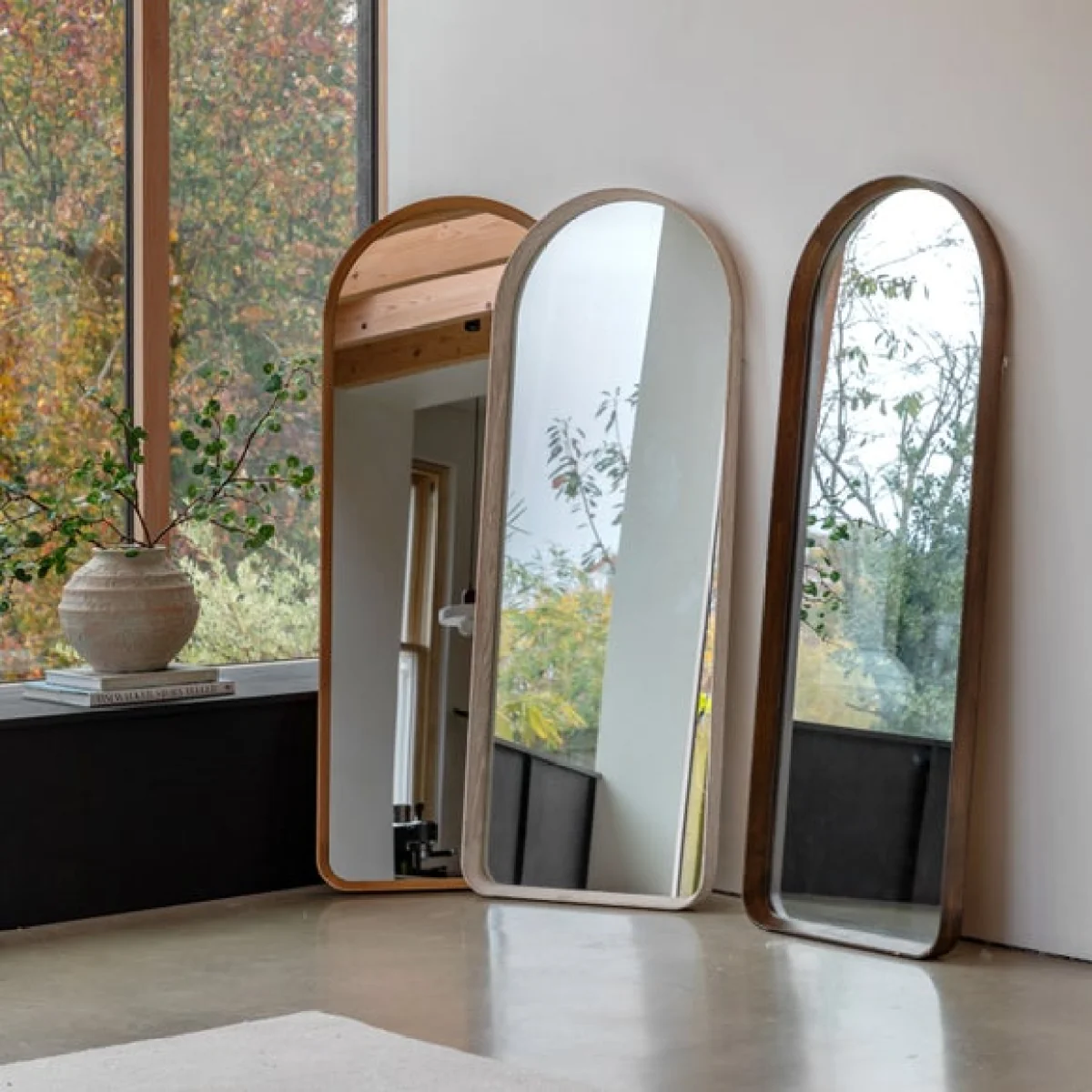 Cedar and Sage Skandia Arch Leaner Mirror – image 8