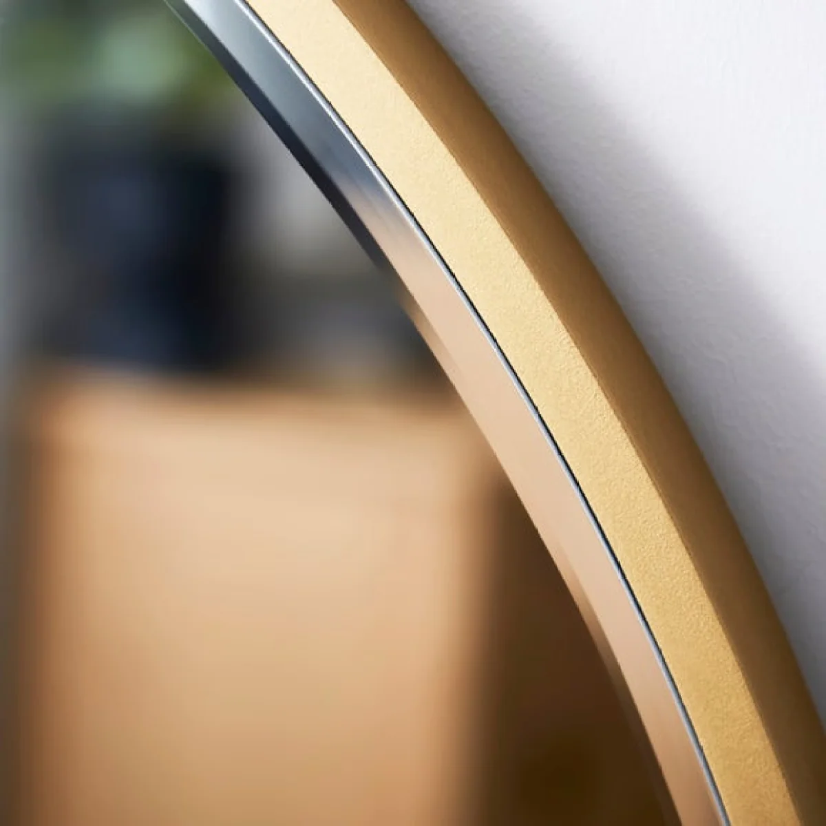 Apartment Arch Leaner Mirror, Gold Effect Effect 145x75cm Gold – image 2