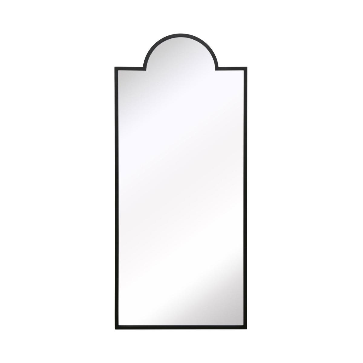 Jenestra Modern Arched Full Length Leaner Mirror Black – image 2